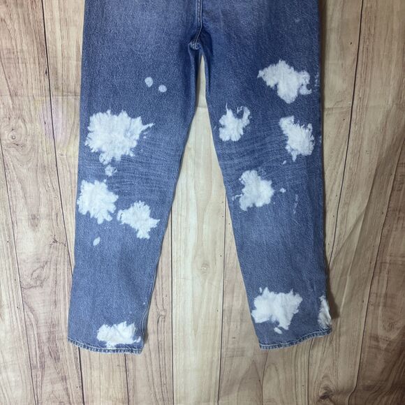 Pacsun Jeans Denim Size 28 High Rise 90s Boyfriend Bleached Tie Dye Baggy Loose - Picture 10 of 10